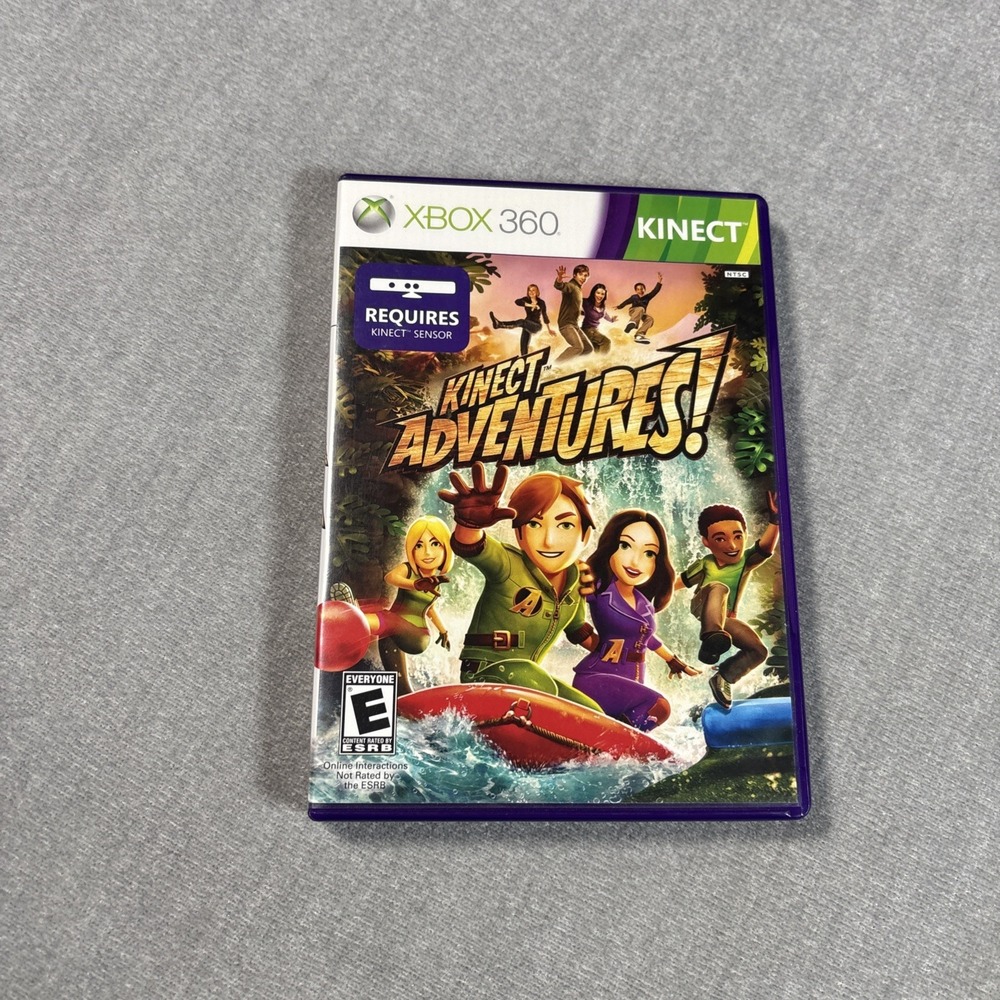 Kinect Adventures! [Xbox 360 Game] With Manual Rated Everyone